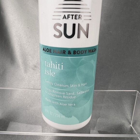 Bath & Body Works After Sun 8 oz Aloe Hair & Body Wash Tahiti Isle‎ Summer Beach - Picture 3 of 10